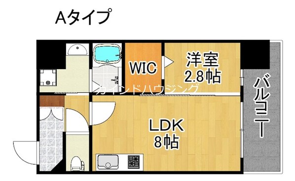 カウニスルーチェの物件間取画像